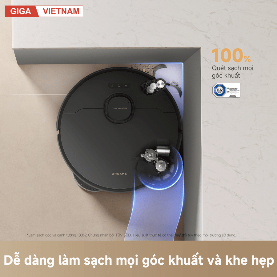 Dreame L50S Pro Ultra - Robot Hút Bụi Lau Sàn 2026 tại Giga Việt Nam x Vua Nhà Bếp Đức 05