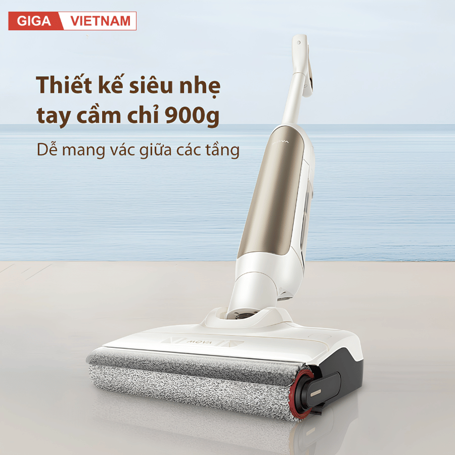 Mova M10 - Máy Hút Bụi Lau Sàn Cầm Tay 2026 tại Giga Việt Nam x Vua Nhà Bếp Đức 09