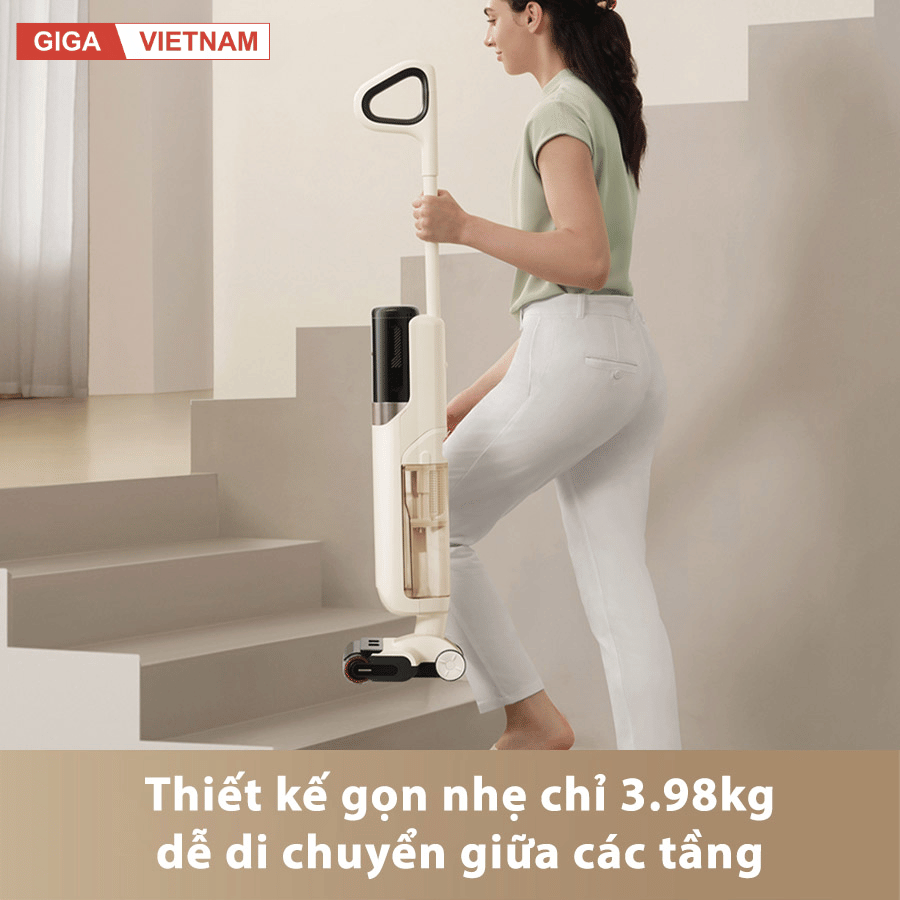 Mova K30 - Máy Hút Bụi Lau Sàn Cầm Tay 2026 tại Giga Việt Nam x Vua Nhà Bếp Đức 13