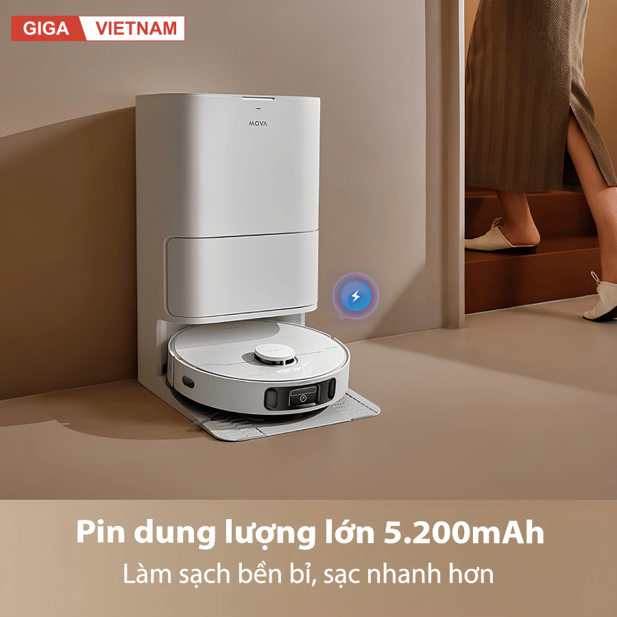 Mova E40 Ultra - Robot Hút Bụi Lau Nhà 2026 tại Giga Việt Nam 013