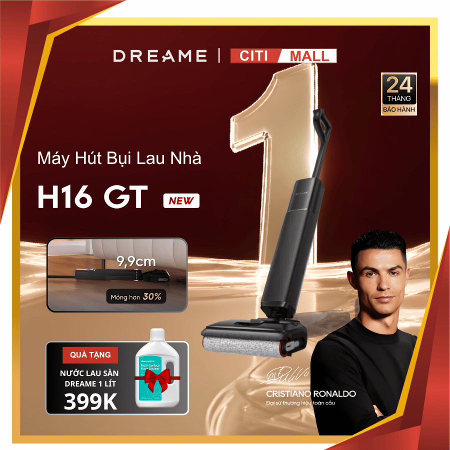 Dreame H16 GT - Máy Hút Bụi Lau Sàn 2026