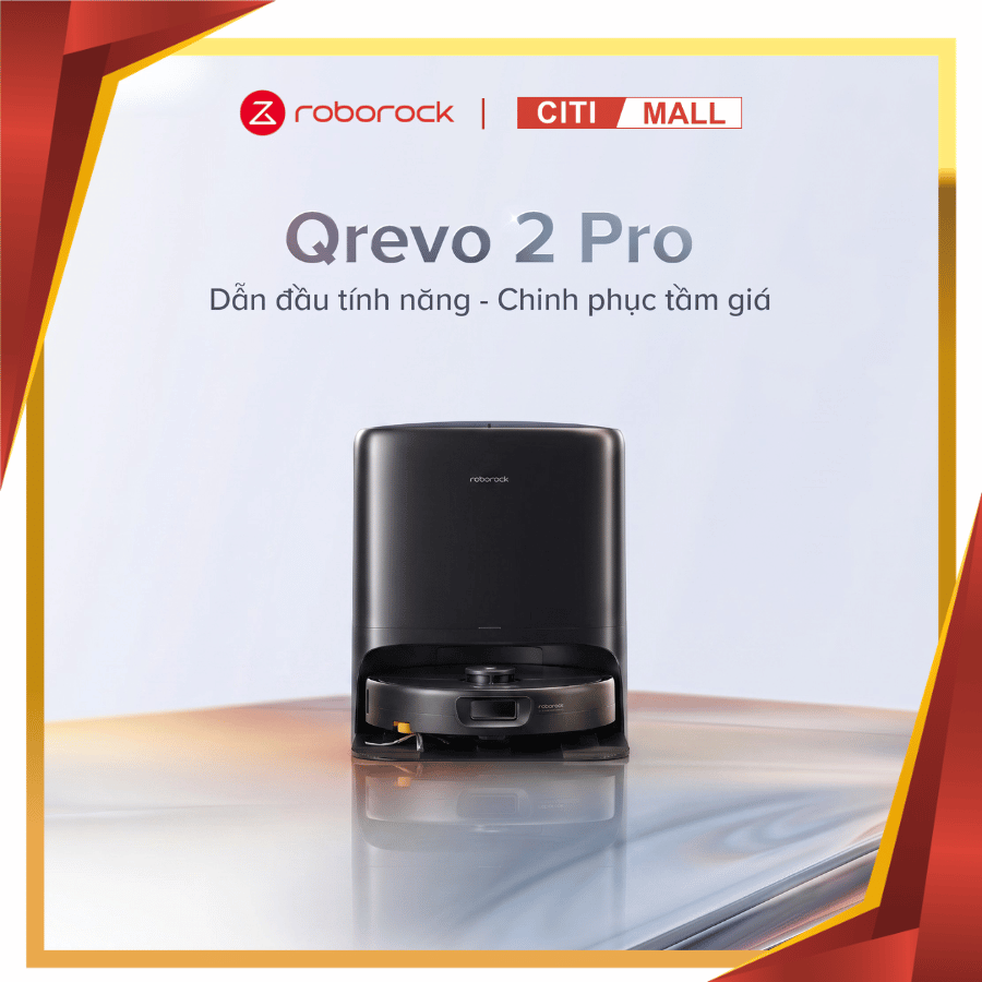 Roborock Qrevo 2 Pro - Robot Hút Bụi Lau Nhà 2026