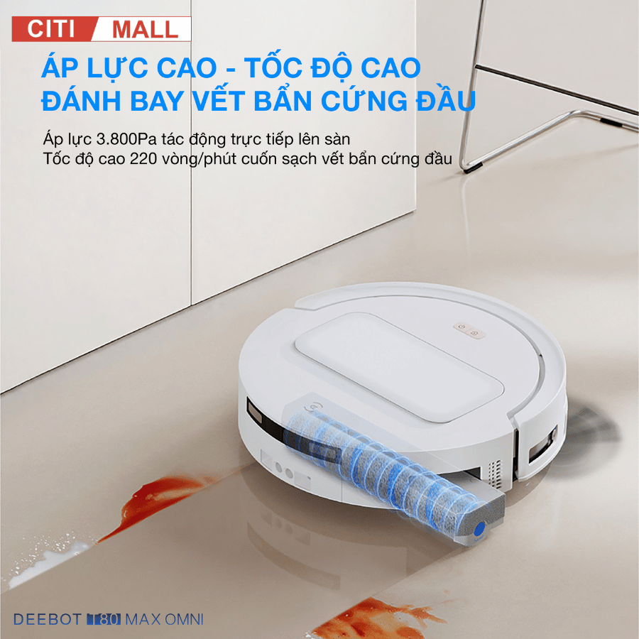 Ecovacs Deebot T80 Max Omni - Robot hút bụi lau nhà 2026
