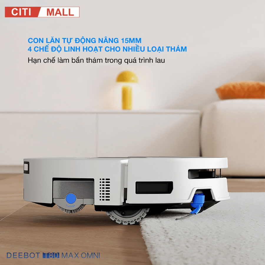 Ecovacs Deebot T80 Max Omni - Robot hút bụi lau nhà 2026