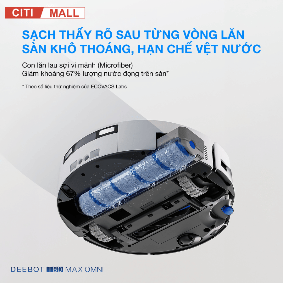Ecovacs Deebot T80 Max Omni - Robot hút bụi lau nhà 2026