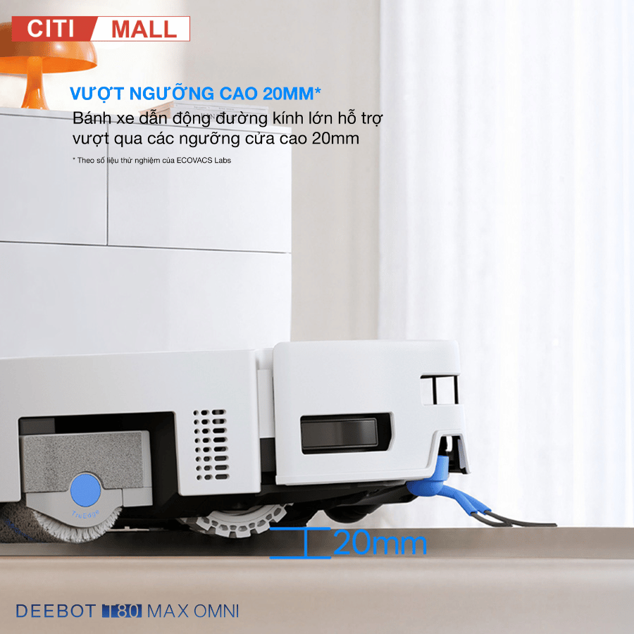 Ecovacs Deebot T80 Max Omni - Robot hút bụi lau nhà 2026