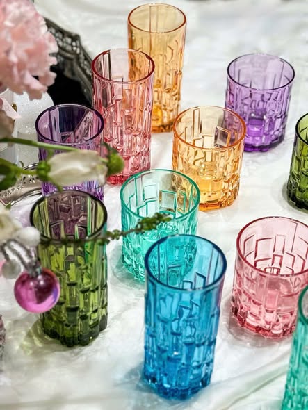 Set 6 Cốc Cao Cầu Vồng (Model 04C) - Dung tích 320ml