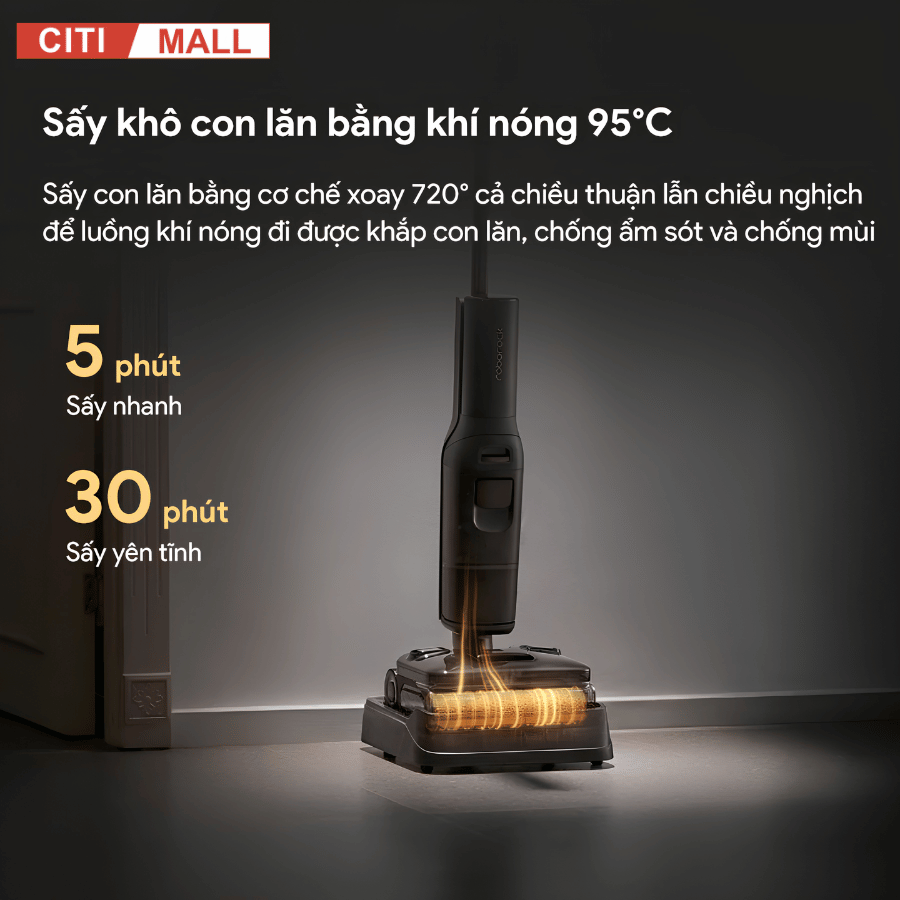 Roborock F25 Ultra Steam Gen 2 - Máy Hút Bụi Lau Sàn 2026 tại Citimall 12