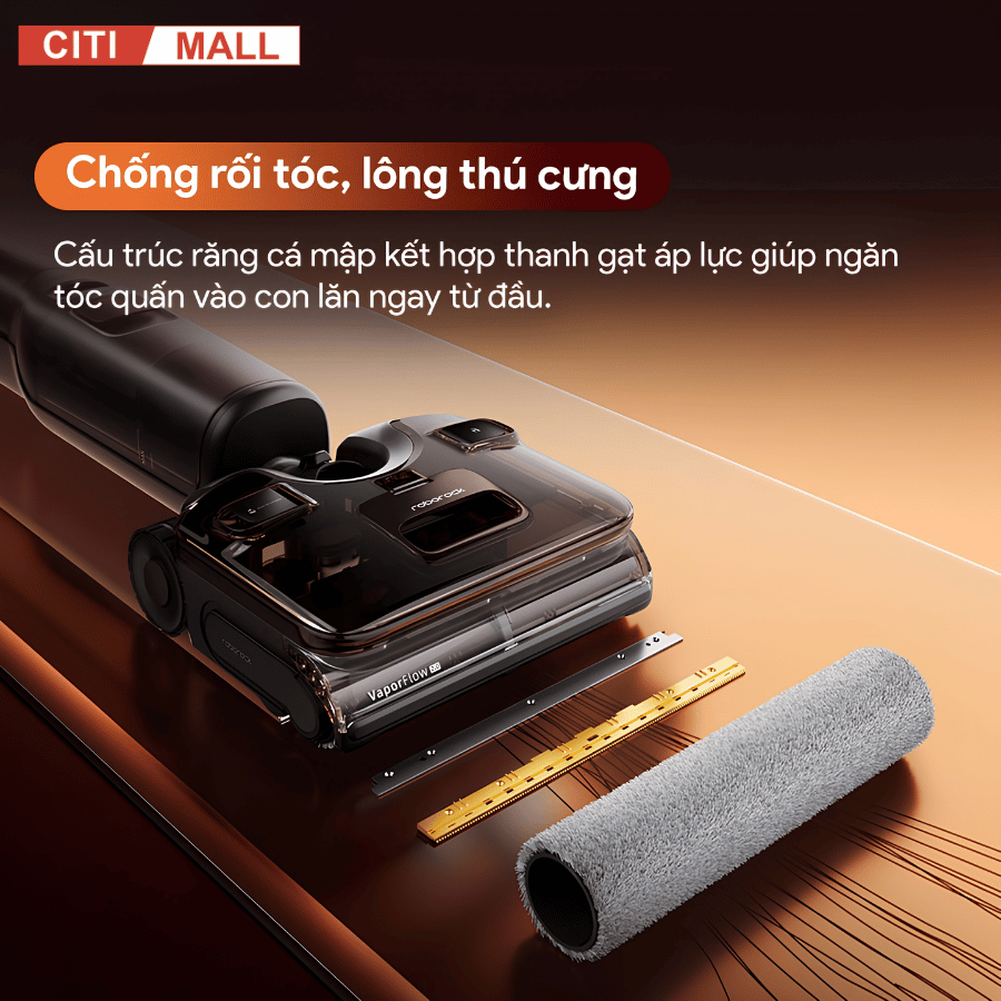Roborock F25 Pro Steam Gen 2 Combo - Máy Hút Bụi Lau Sàn 2026 tại Citimall 010