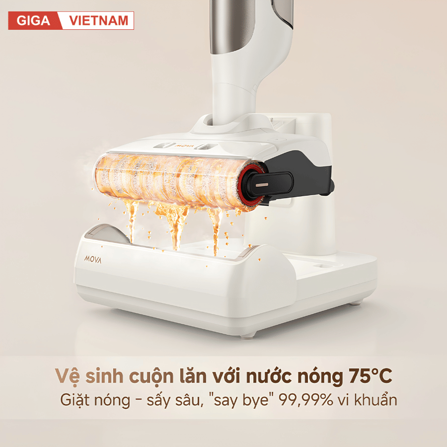 Mova M10 - Máy Hút Bụi Lau Sàn Cầm Tay 2026 tại Giga Việt Nam x Vua Nhà Bếp Đức 06