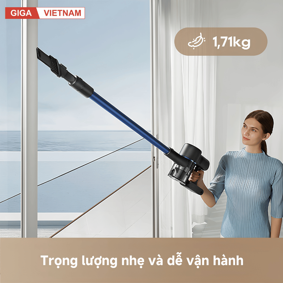 Mova S4 Detect - Máy Hút Bụi Cầm Tay Không Dây 2026 tại Giga Việt Nam x Vua Nhà Bếp Đức 12