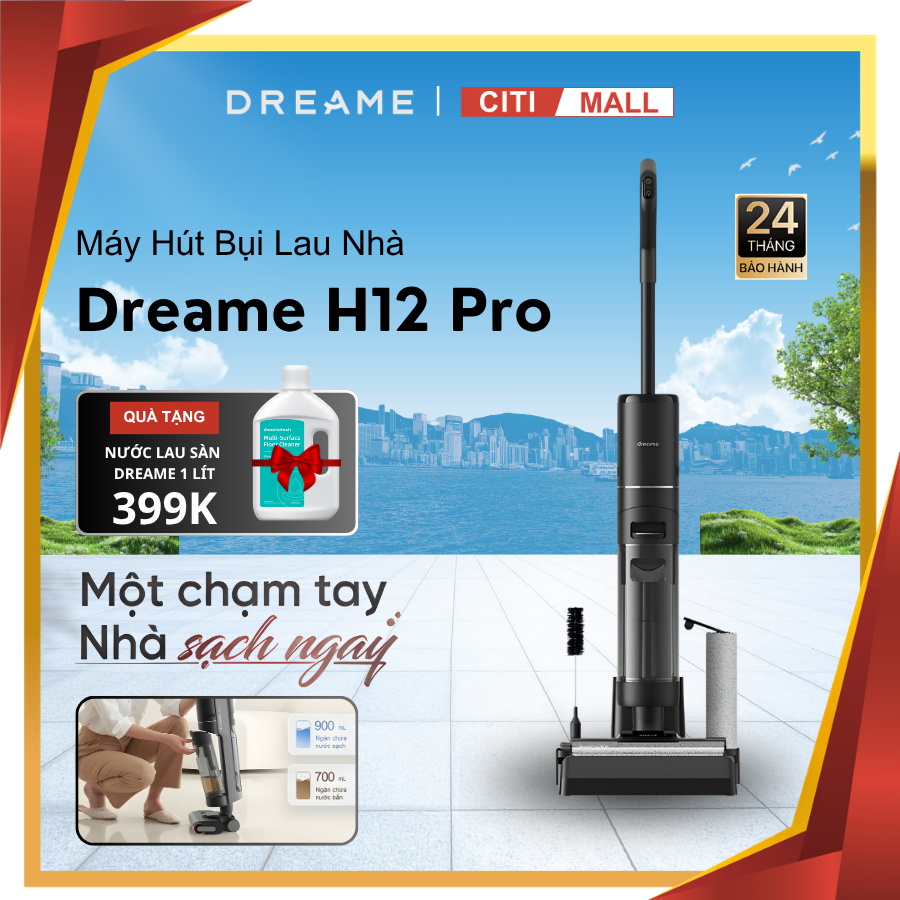 Dreame H12 Pro - Máy Hút Bụi Lau Sàn 2026