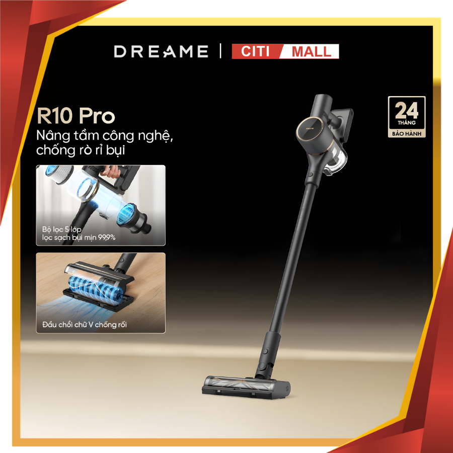 Dreame R10 Pro - Máy Hút Bụi Cầm Tay Không Dây 2026