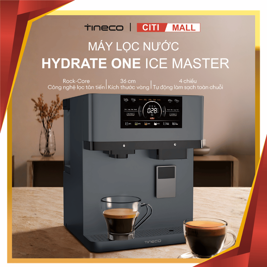Tineco HYDRATE ONE Ice Master - Máy Lọc Nước 2026
