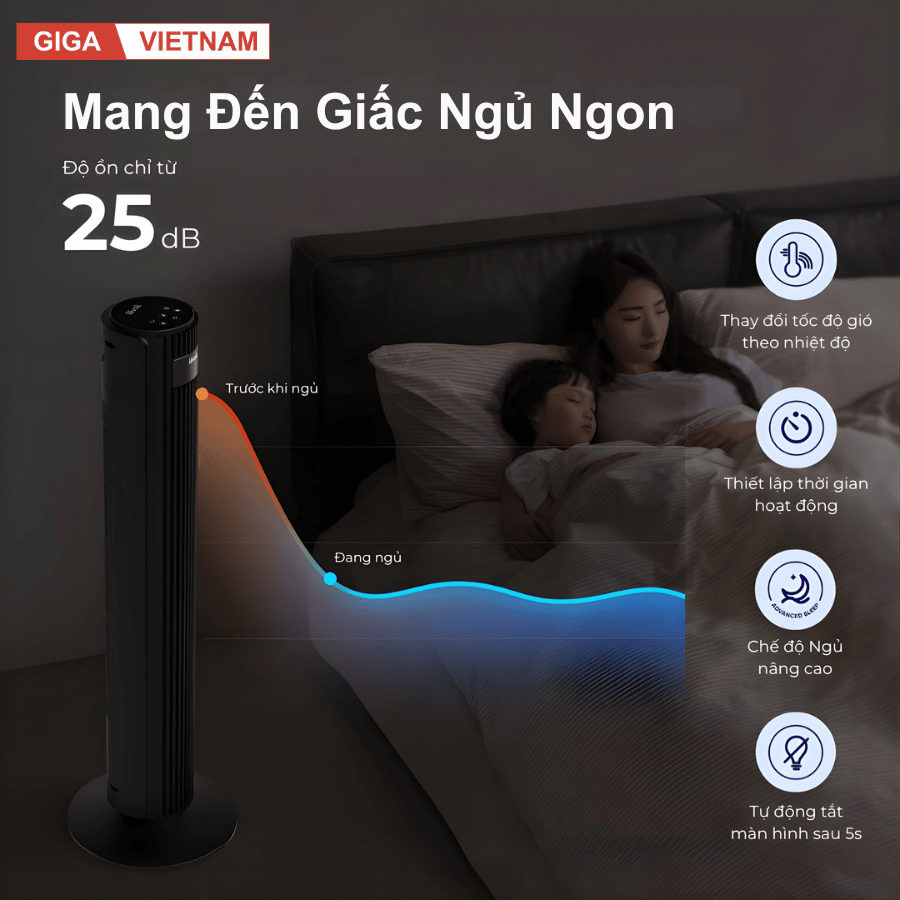 Levoit Smart WiFi 42 inches - Quạt Tháp Điều Hòa 2026 tại citimall x gigavietnam 08