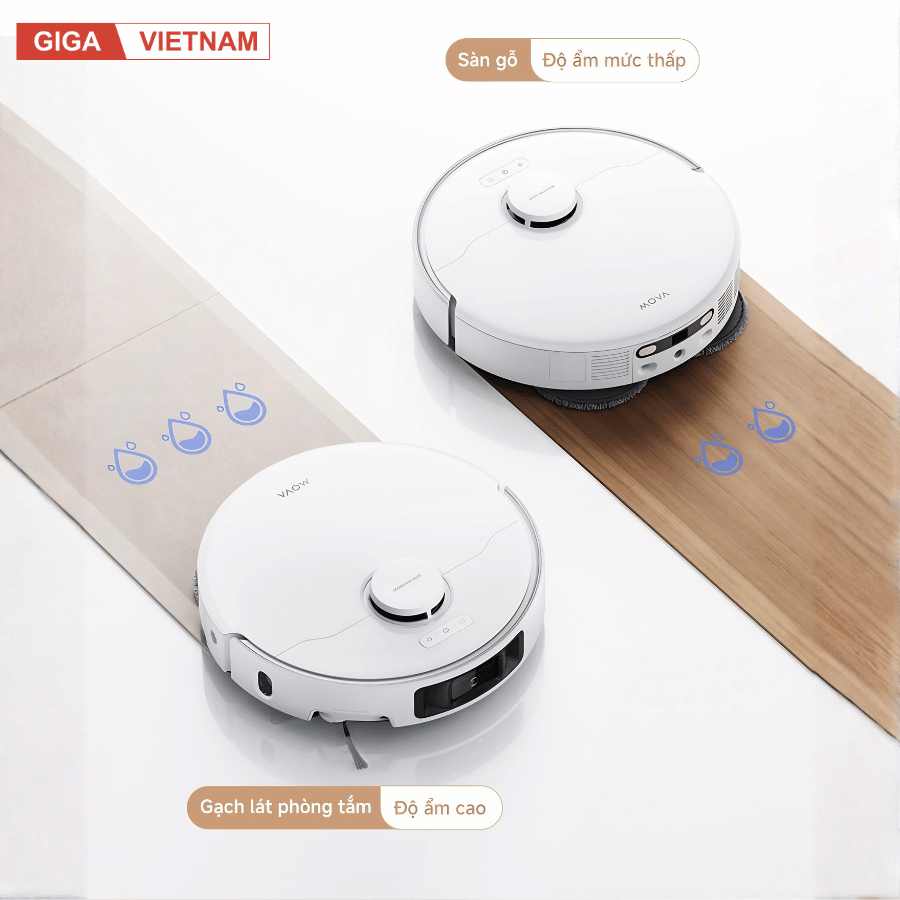 Mova P50 Ultra - Robot Hút Bụi Lau Nhà 2026 tại Giga Việt Nam 07