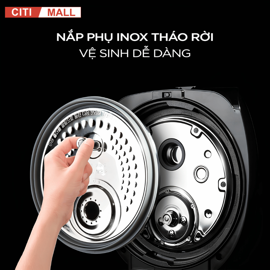 CUCKOO CRP-FHS1010FD - Nồi cơm điện cao tần 2026 tại Citimall 07