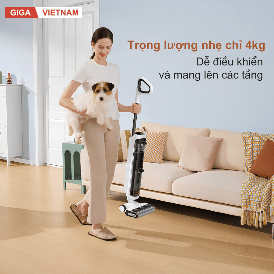 Mova K20 Pro - Máy Hút Bụi Lau Sàn Cầm Tay 2026 tại Giga Việt Nam 12