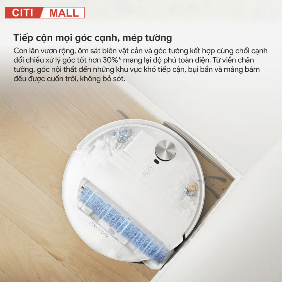 Robot hút bụi lau nhà Roborock Qrevo Edge 2 Flow tại Citimall 08