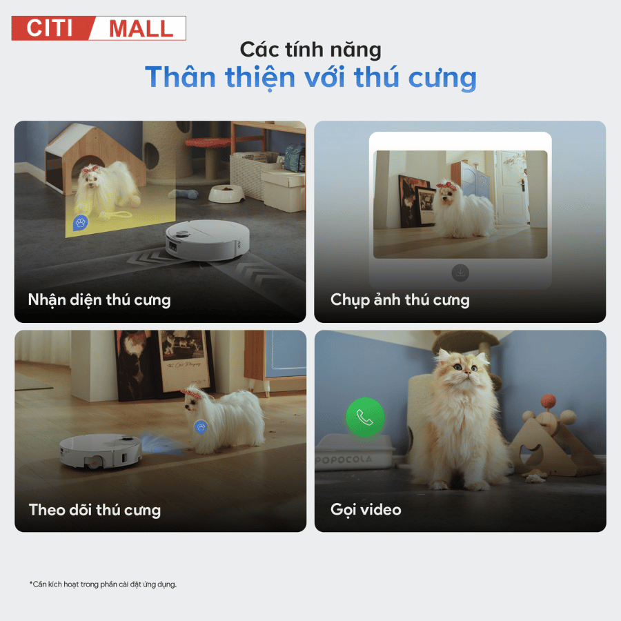 Robot hút bụi lau nhà Roborock Qrevo Edge 2 Flow tại Citimall 018