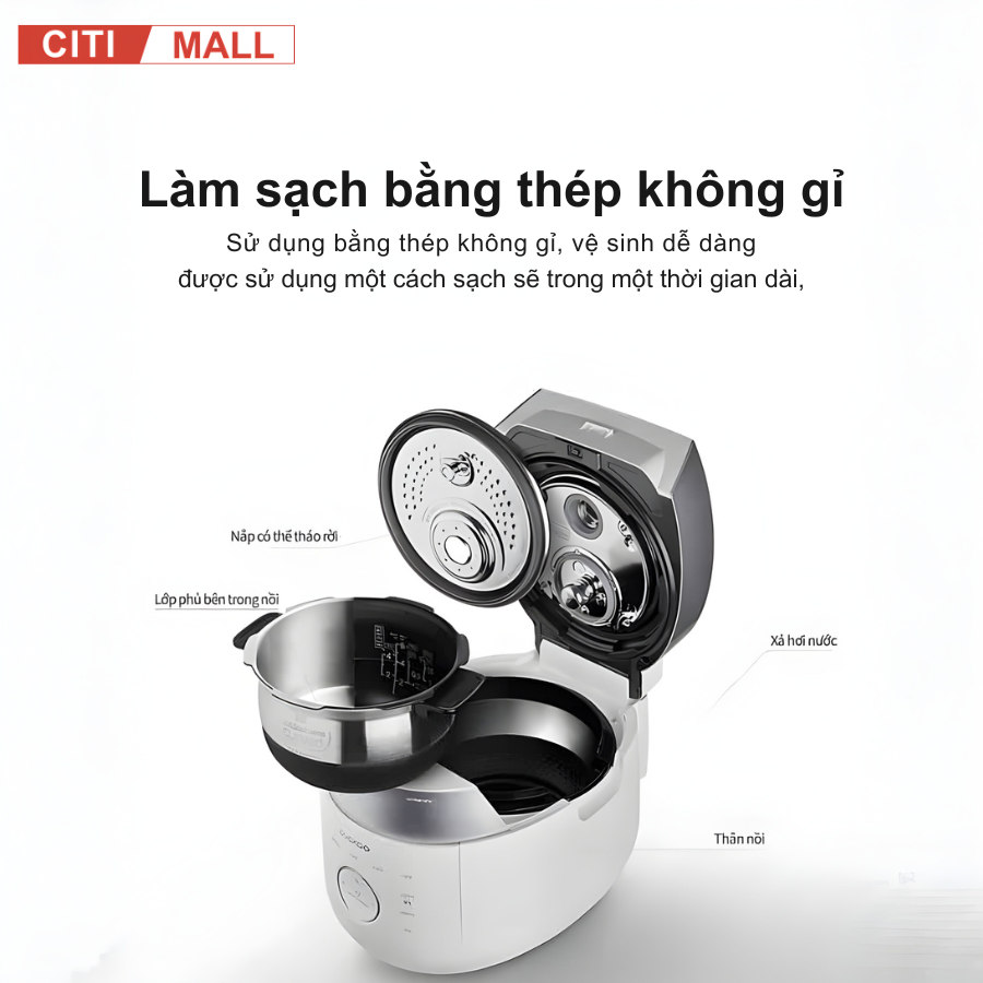 Cuckoo CRP-LHTR0610 - Nồi cơm điện cao tần 2026 tại Citimall 11