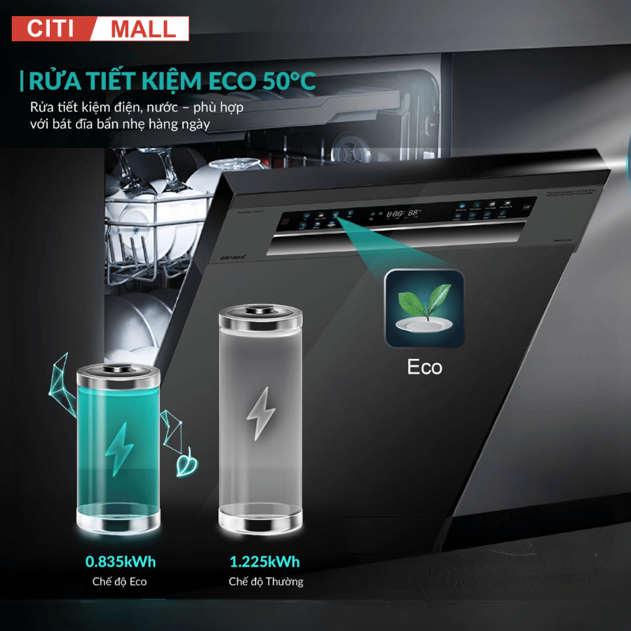 Máy rửa bát GrandX SMS8GX89B 2026