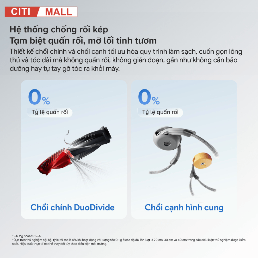 Robot hút bụi lau nhà Roborock Qrevo Edge 2 Flow tại Citimall 10