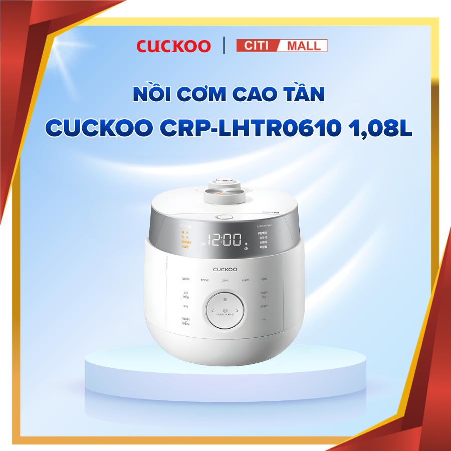 Cuckoo CRP-LHTR0610 - Nồi cơm điện cao tần 2026 tại Citimall 02