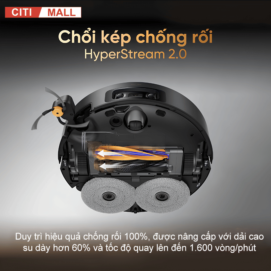 Dreame X60 Ultra Extreme - Robot Hút Bụi Lau Nhà 2026 tại Citimall 05