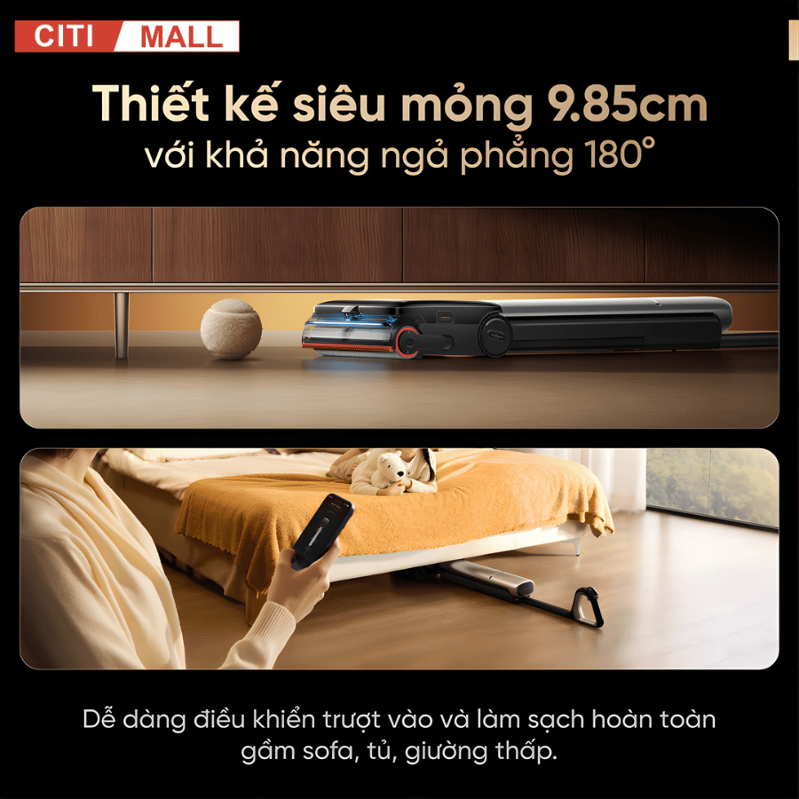 Dreame H16 Pro - Máy Hút Bụi Lau Sàn Khô Ướt 2026 tại Citimall- Giga Việt Nam - Vua Nhà Bếp Đức 07