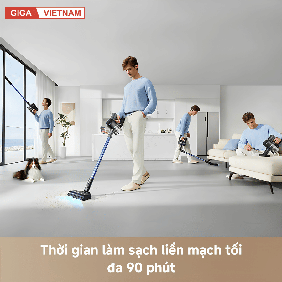 Mova S4 Detect - Máy Hút Bụi Cầm Tay Không Dây 2026 tại Giga Việt Nam x Vua Nhà Bếp Đức 07