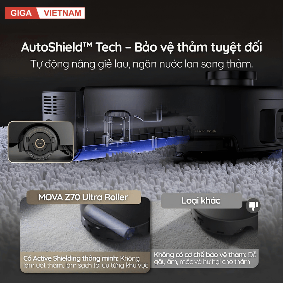 MOVA Z70 Ultra Roller - Robot Hút Bụi Lau Nhà 2026 tại Giga Việt Nam 07
