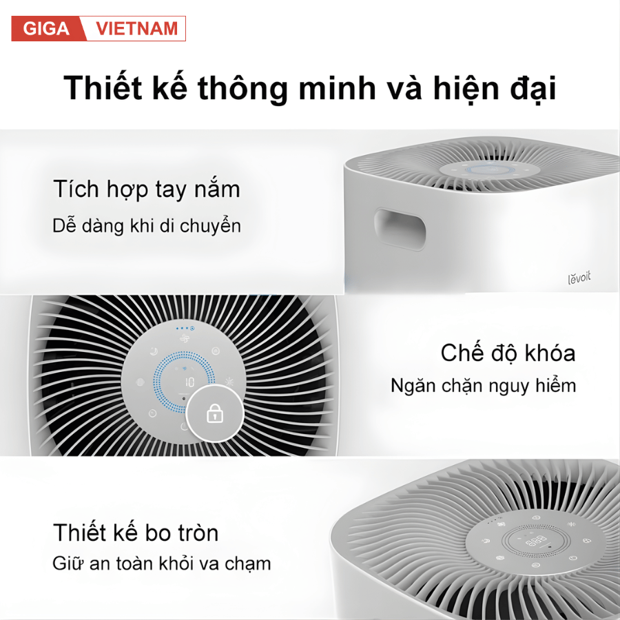 Levoit Core 600S - Máy Lọc Không Khí 2026 tại Citimall x Giga Việt Nam 09
