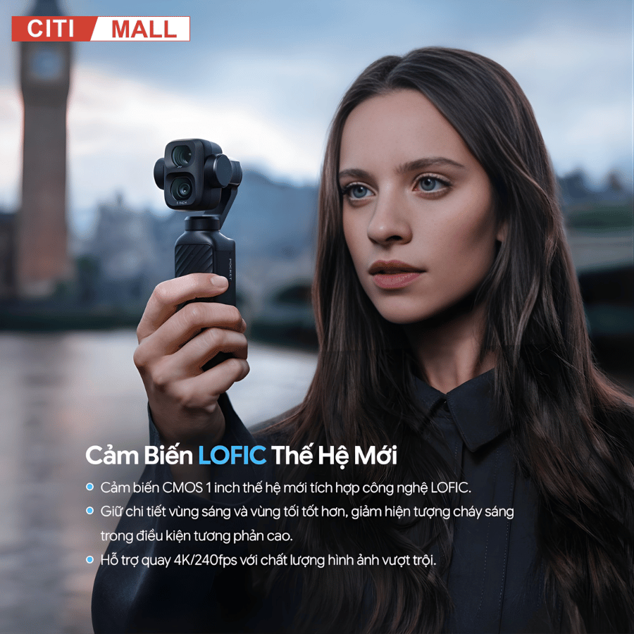 DJI Osmo Pocket 4P - Camera Thế Hệ Mới 2026 tại Citimall x Giga Việt Nam 06