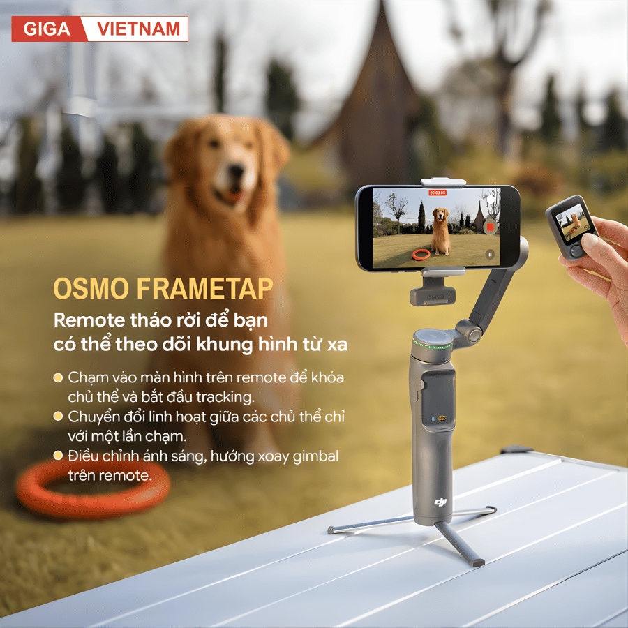DJI Osmo Mobile 8P - Gimbal Thế Hệ Mới 2026 tại Giga Việt Nam x Citimall 07