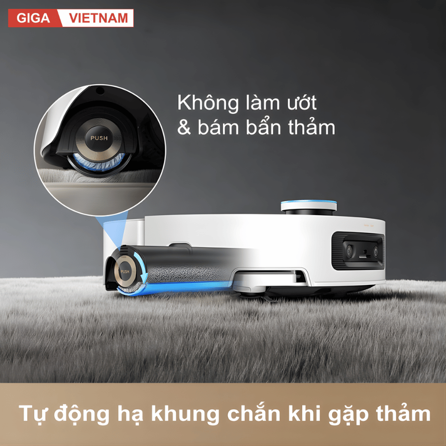 Dreame Aqua10 Roller - Robot Hút Bụi Lau Nhà 2026 tại Giga Việt Nam x Vua Nhà Bếp Đức 06