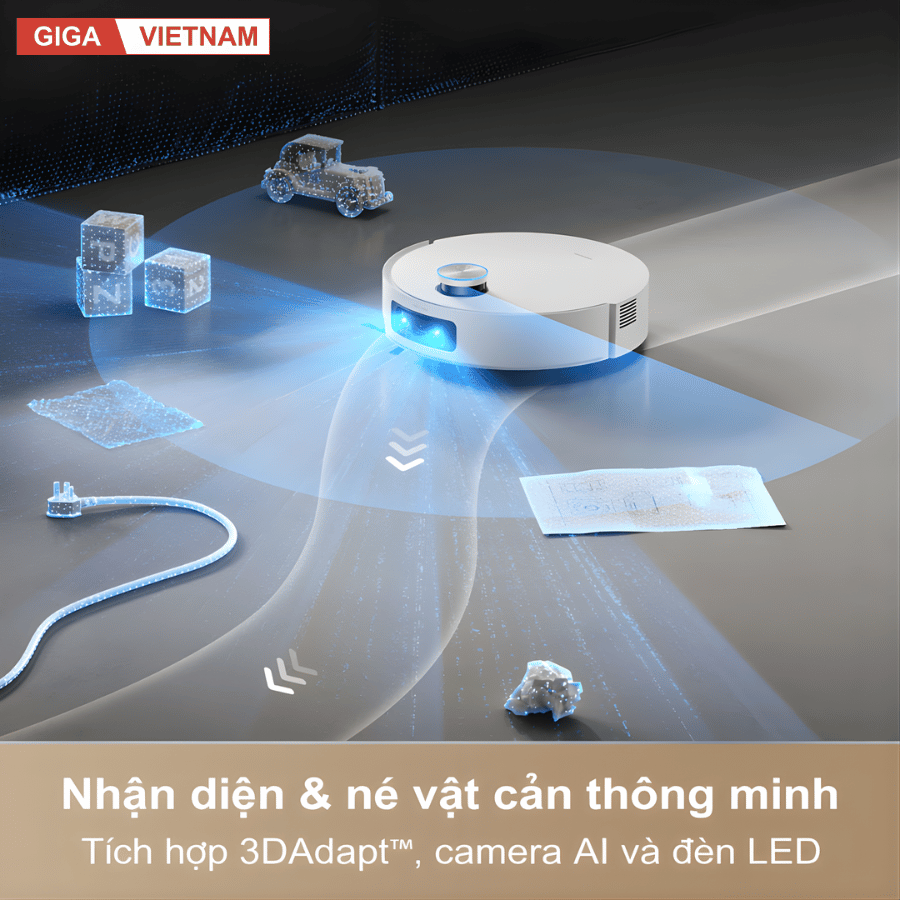Dreame Aqua10 Roller - Robot Hút Bụi Lau Nhà 2026 tại Giga Việt Nam x Vua Nhà Bếp Đức 12