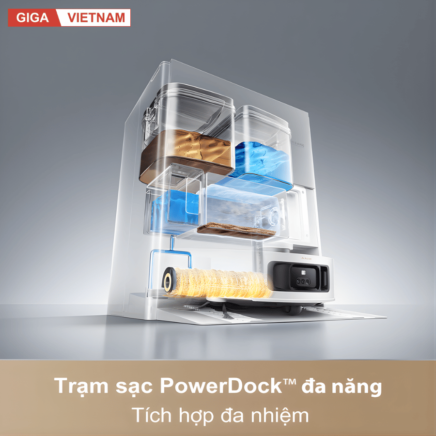 Dreame Aqua10 Roller - Robot Hút Bụi Lau Nhà 2026 tại Giga Việt Nam x Vua Nhà Bếp Đức 13