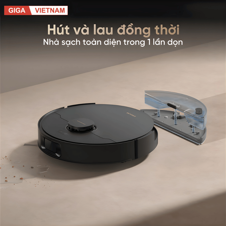 Dreame D20 - Robot Hút Bụi Lau Nhà Hiện Đại 2026 tại Giga Việt Nam x Vua Nhà Bếp Đức 06