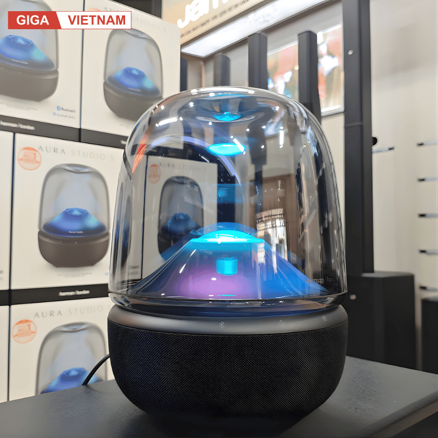 Harman Kardon Aura Studio 5 - Loa Bluetooth Cao Cấp 2026 tại Giga Việt Nam x Vua Nhà Bếp Đức 09