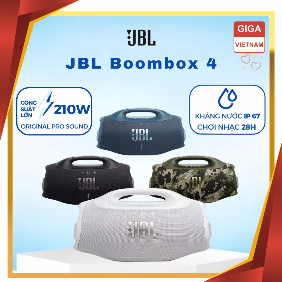 JBL Boombox 4 - Loa Bluetooth Cao Cấp 2026