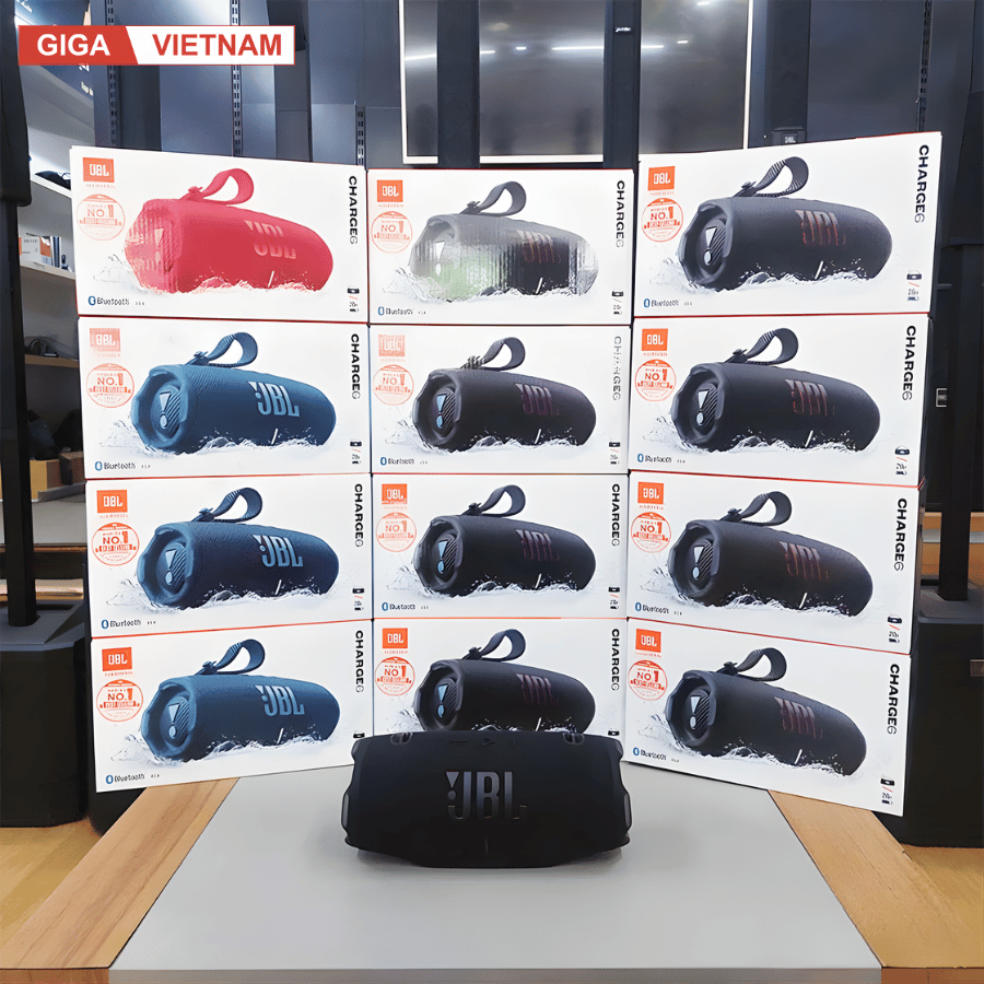 JBL Charge 6 - Loa Bluetooth Di Động Cao Cấp 2026 tại Giga Việt Nam x Vua Nhà Bếp Đức 02