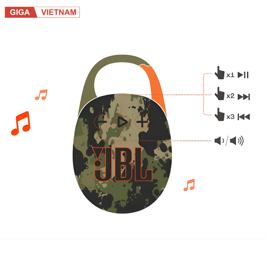 JBL Clip 5 - Loa Bluetooth Mini Cao Cấp 2026 tại Giga Việt Nam x Vua Nhà Bếp Đức 13