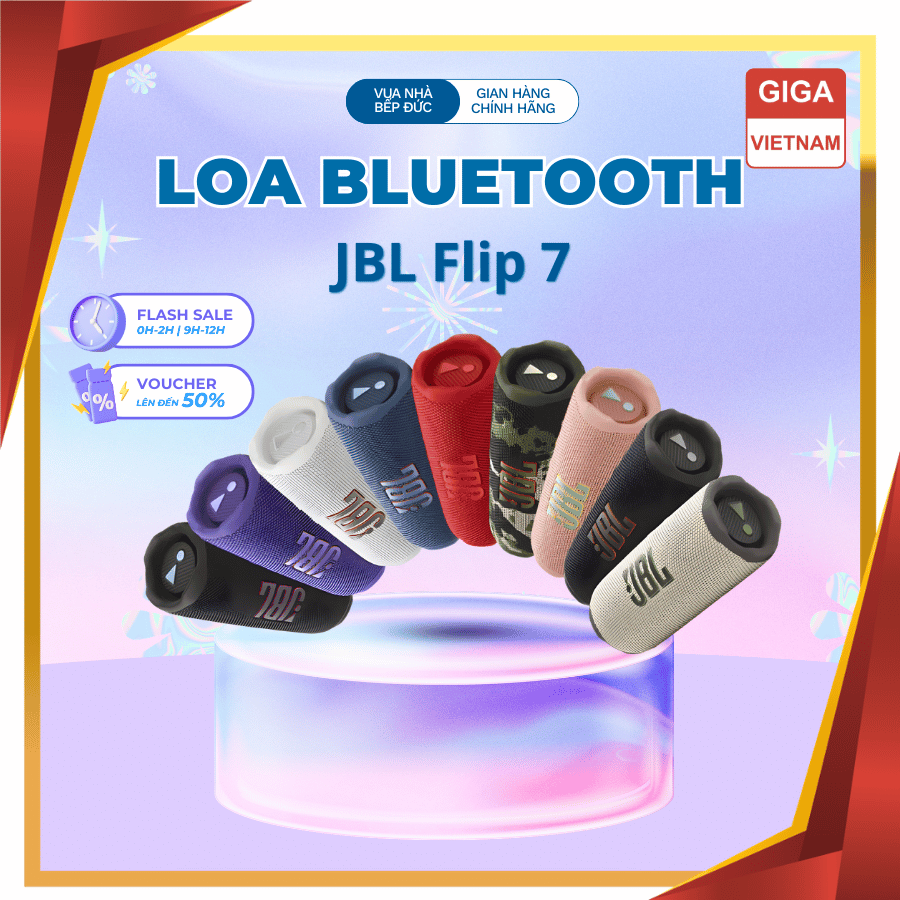 JBL Flip 7 - Loa Bluetooth Cao Cấp Chính Hãng 2026