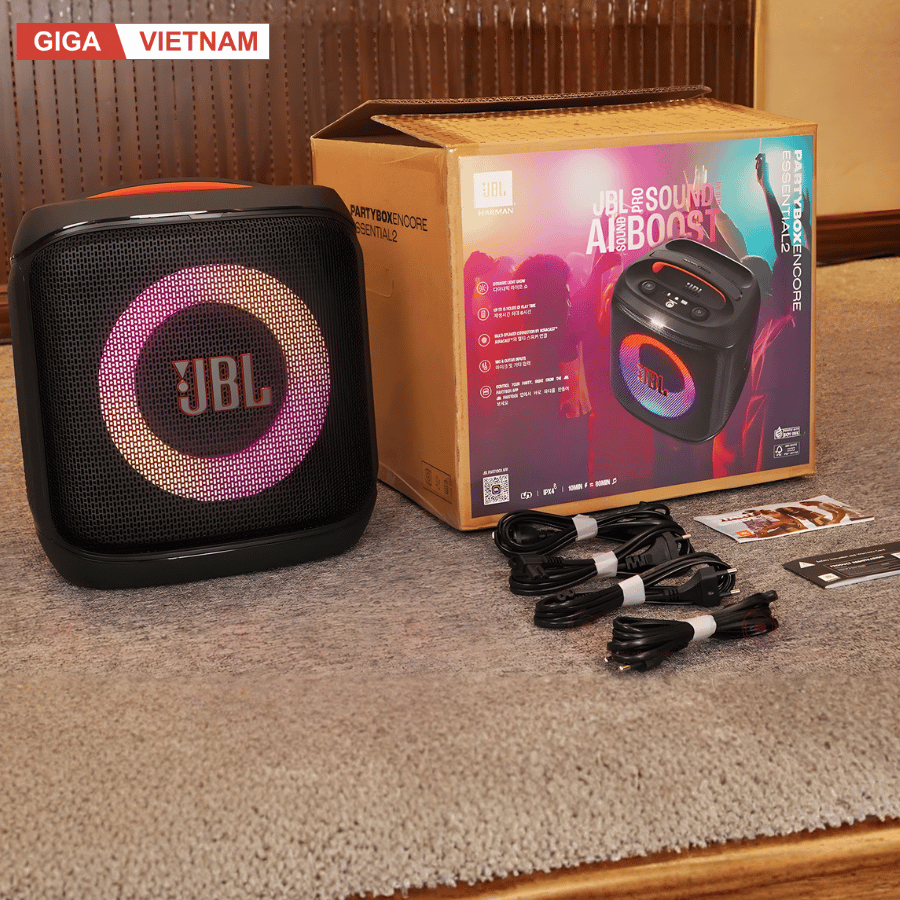 JBL Partybox Encore Essential 2 - Loa Bluetooth Cao Cấp 2026 tại Giga Việt Nam x Vua Nhà Bếp Đức 08