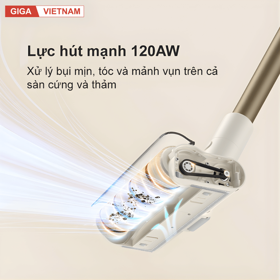Dreame R10 - Máy Hút Bụi Cầm Tay Không Dây 2026 tại Giga Việt Nam x Vua Nhà Bếp Đức 03