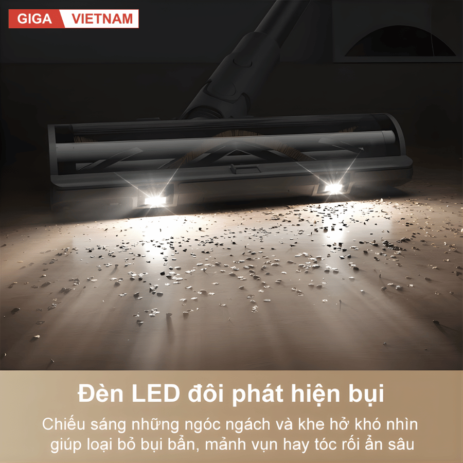 Dreame R10 Pro - Máy Hút Bụi Cầm Tay Không Dây 2026 tại Giga Việt Nam x Vua Nhà Bếp Đức 05