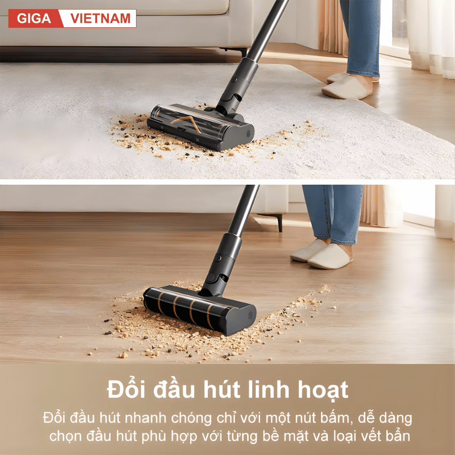Dreame R10 Pro - Máy Hút Bụi Cầm Tay Không Dây 2026 tại Giga Việt Nam x Vua Nhà Bếp Đức 07