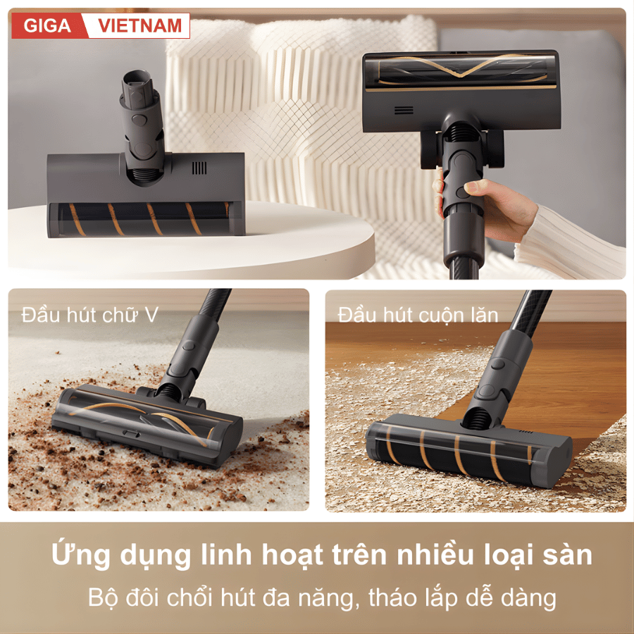Dreame R20 - Máy Hút Bụi Cầm Tay Không Dây 2026 tại Giga Việt Nam x Vua Nhà Bếp Đức 07