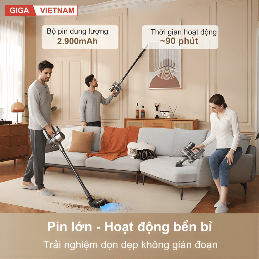 Dreame R20 - Máy Hút Bụi Cầm Tay Không Dây 2026 tại Giga Việt Nam x Vua Nhà Bếp Đức 10